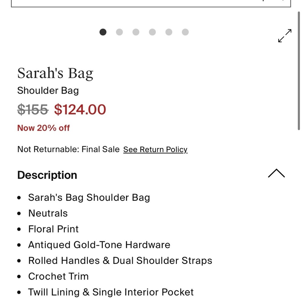 Sarah’s Bag embroidered/ leather handbag - Picture 12 of 13